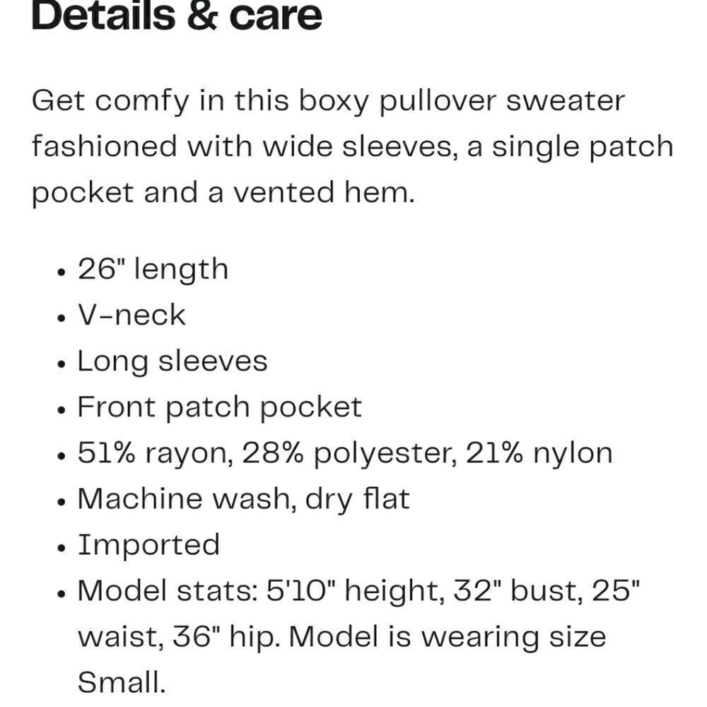 Max Studio Sweater,black, oversize - Picture 4 of 7
